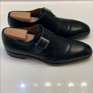 Magnanni single monk strap dress shoe